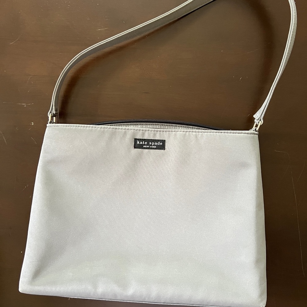 Kate Spade Light Gray Shoulder Bag